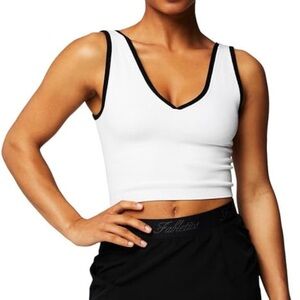 Cloud Seamless V-Neck Crop Tank